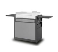 Forge Adour Chariot Premium Acier fermé 60 pour plancha Premium 60 Noir et Gris
