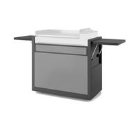 Chariot Plancha FORGE ADOUR CH PAF75NG Acier Noir/Gris