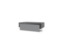 FORGE ADOUR-Capot plancha Forge Adour acier noir et gris clair pour chariot Premium 60