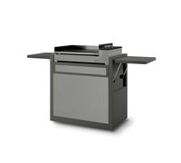 Forge Adour Chariot Premium Acier fermé 60 pour plancha Premium 60 Noir et Gris