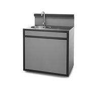 Support évier Forge Adour SEAF NG évier acier fermé noir et gris