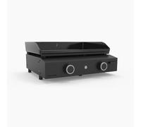 Forge Adour Plancha gaz ORIGIN 60 – Acier noir, 2 brûleurs, 10 ans de garantie