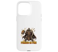 Forgé Force Warrior Hammer Power Design Coque pour iPhone 15 Pro Max