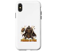 Forgé Force Warrior Hammer Power Design Coque pour iPhone X/XS