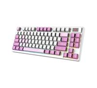 FORGE GK600 - Clavier - remplaçable à chaud - TKL - backlit - sans fil - Bluetooth, USB, 2.4 GHz - QWERTY - US - violet