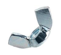 Forge Lot de 10 écrous à ailettes M6 Plaqué Zinc