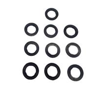 ForgeCore 10 pièces 09168-10022 Carter d'engrenage Bouchon de vidange d'huile lubrifiante Joint de Boulon Bague d'étanchéité Compatible avec Hors-Bord Marin 09168-10022