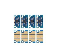 ForgeCore 4 puces de Toner TNP22 TNP-22 TNP 22, compatibles avec C35, développement Ineo + 35 35P, puces de réinitialisation des Cartouches de Toner(4pcs TNP22cmyk EXP)