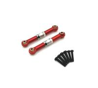 ForgeCore Amélioration du Lien de Direction de la Canne de Direction métallique 25T Arm SERVO pour 1 14 Scale RC Cars compatibles avec 14210 et Les modèles RCGF Part 14209 14210(Red)