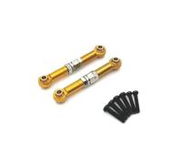 ForgeCore Amélioration du Lien de Direction de la Canne de Direction métallique 25T Arm SERVO pour 1 14 Scale RC Cars compatibles avec 14210 et Les modèles RCGF Part 14209 14210(Yellow)