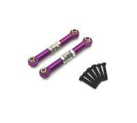 ForgeCore Amélioration du Lien de Direction de la Canne de Direction métallique 25T Arm SERVO pour 1 14 Scale RC Cars compatibles avec 14210 et Les modèles RCGF Part 14209 14210(Purple)