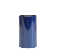 ForgeCore Rubans de Transfert Thermique pour Impression de Codes-Barres, 110mm X 300m, Cire Rouge Bleu Vert Jaune Blanc, Ceinture en Carbone(Blue 110mmX300mm)