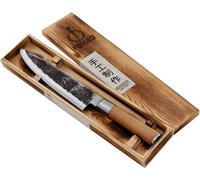 Forged Couteau de cuisine forgé à olives 20cm - Bois d'olivier - Dans une boîte cadeau en bois