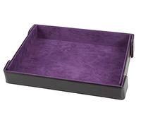 Forged Dice Co. Vienna Plateau à dés magnétique Pliable et Silencieux en métal pour Jeux DND et dés Violet 24 cm
