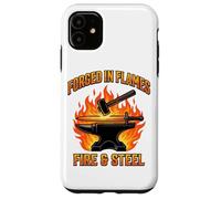 Forged in Flames Marteau à Enclume Forgé dans Les Flammes Cadeau Coque pour iPhone 11