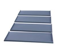 Forged Terrain Lot de 4 plateaux de mouvement - 5 x 2 plateaux de régiment pour bases carrées de 25 mm | Convient aux bases de cavalerie de 25 x 50 mm | Rank & File Wargaming | Mouvement de l'armée