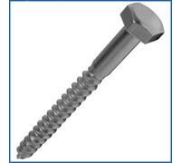 Forgefix Bargainscrews - Lot de 10 boulons filetés pour tire-fond, CS10100M