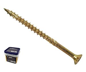 Forgefix Forffp1000y Forgefast Pozi Compatible Elite Performance Vis à bois Organiseur - Argent, argent, FORFFP460YT