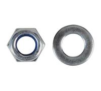 Forgefix Forfpnyl5 Westward Rope and Wire Assortiment Écrous et rondelles Plaqué zinc M5 Forge Lot 40