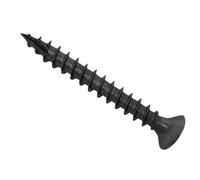 Forgefix Spectre™ Lot de 200 vis à bois multifonctions compatibles PZ 4 x 40 mm Finition revêtue noire pour une excellente résistance à la corrosion