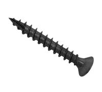 Forgefix, Spectre™ Lot de 200 vis à bois multifonctions compatibles PZ 5 x 40 mm Finition revêtue noire pour une excellente résistance à la corrosion