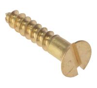 ForgeFix - Vis à bois fendue CSK en laiton massif 1,1/2in x 6 boîte 200
