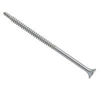 Forgefix Vis à cloison sèche Phillips à tête bombée FT ZP 4,2 x 75 mm Box 500, finition plaquée zinc pour une durabilité accrue. Les vis sont livrées avec un embout Phillips No.2.