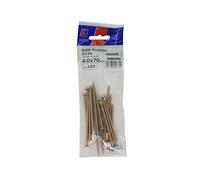 Forgefix Vis Pozi multi-usages CSK ST ZP 4,0 x 70 mm ForgePack 20, utilisées dans tous les métiers, y compris la menuiserie, l'électricité et la plomberie