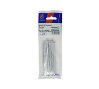 Forgefix Vis Pozi multi-usages CSK ST ZP 5,0 x 100 mm ForgePack 10, utilisées dans tous les métiers, y compris la menuiserie, l'électricité et la plomberie
