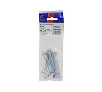Forgefix Vis Pozi multi-usages CSK ST ZP 5,0 x 70 mm ForgePack 10, utilisées dans tous les métiers, y compris la menuiserie, l'électricité et la plomberie