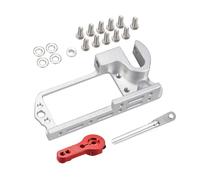 Forgekael 25T Servo Arm Compatible avec Le modèle RC Drone Héli Multicoptère Interrupteur Parabolique Dispositif de Lancer aérien(with Red Arm)