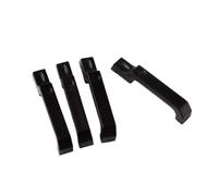 Forgekael 4PCS Black Door Handle Upgrade Parts Compatible with 1 10 Scale RC Crawler Car Model 90046