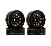 Forgekael 68G 1,3 Pouce en Laiton Rimes de Roue Perle Compatible avec 1/24 1/18 Échelle RC Crawler Cars Modèle W1301