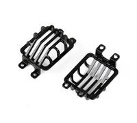 Forgekael 6PCS Metal Front Rear Light Cover Protective Shell Compatible with 1 10 Scale RC Crawler Models Like G500 TRX6 G63 Upgrade Accessories