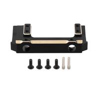 Forgekael Black Coated Brass Servo Mount Compatible with 1 10 Scale RC Crawler Compatible with 90046 90047 Models Upgrade Part