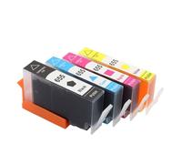 Forgekael Cartouche d'encre 655XL 655, Compatible avec Les Fournitures d'imprimante, pour Deskjet Ink Advantage 3525 4615 4625 5525 6520 6525(1Set (C M Y BK))