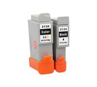 Forgekael Cartouche d'encre Compatible avec BCI21 21 BCI24 24 IP1000 IP1500 IP2000 MP110 MP130