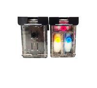Forgekael Cartouche d'encre Rechargeable Compatible avec 65 65XL Deskjet 3732 3752 3755 3730 3758 3720 3722 3723(One Set)