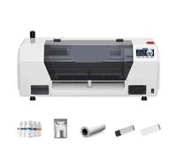 Forgekael Colorsun - imprimante DTF A3 XP600, Compatible avec Les Fournitures d'imprimante pour T-Shirts à Capuche, Impression de vêtements en Tissu(Printer with Ink)