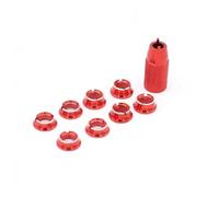 Forgekael Compatible avec la télécommande RadioLink Futaba JR T8FG T14SG T18sz T16sz, écrou Fixe et installation, Ajustement Universel(Red)