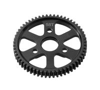 Forgekael Compatible avec Les de Voitures RC à échelle 1/10, en Acier trempé 54T 56T 58T 62T 65T 68T, engrenage Droit Principal 0.8M 32P 3960, du marché secondaire(58T)