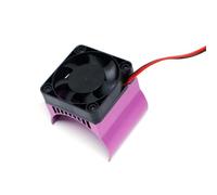 Forgekael Éventail de Chaleur du Ventilateur de Refroidissement du Moteur 42 mm Compatible avec Les de Voitures RC ABSIMA CR1 8 Yucatan YIKONG YK4082 YK4083 1 8 Sauteur DE Crawler SEMBLAGE(Purple)