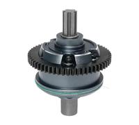 Forgekael Métal Centre différentiel 57T ARA311165 Compatible avec Les modèles de Voiture RC 1/10 Scale Outcast 4S V2 1 8 Scale Mojave 4S Remplacement du marché secondaire(Titanium)