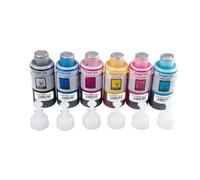 Forgekael Recharge d'encre 6x70ML T6731 T6732 T6733 T6734 T6735 T6736, Compatible avec L800 L805 L810 L850 L1800 673 T673
