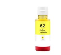 Forgekael Recharge d'encre Compatible avec GT51 GT52 GT53 GT5810 GT5820 Compatible avec réservoir 450 455 500 510 515 516 519 530 559 570 610 615 651(70ml - Y - 1 Piece)
