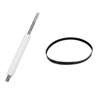 Forgekael Rouleau de Platine et Courroie d'entraînement Principale G77023M, compatibles avec d'étiquettes de Codes-Barres Thermiques Z4M Z4MPlus