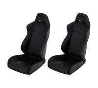 Forgekael Siège de conducteur de Voiture sur chenilles RC 1:10, Compatible avec Les Wraith AX90018 AXI90074 RR10, siège de Buggy en Plastique(2PCS Black)