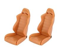 Forgekael Siège de conducteur de Voiture sur chenilles RC 1:10, Compatible avec Les Wraith AX90018 AXI90074 RR10, siège de Buggy en Plastique(2PCS Yellow)