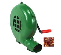Forgeron Manuel Forge Souffleur - Extérieur Manuel Iron Gear BBQ Blower, Portable Grill Fire Starter Flamme Exciter, Lame De Fan En Métal, Soufflerie À Air De Cuisson Avec Manivelle À Main(200W)