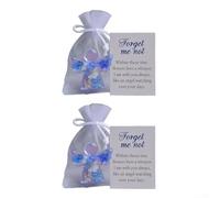 Forget Me Not Angel Cadeau commémoratif pour commémoration, un souvenir de condoléances attentionné symbolisant la paix et le confort pour ceux qui chérissent perdu pour vos proches (2)